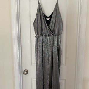 Silver Metallic Jumpsuit